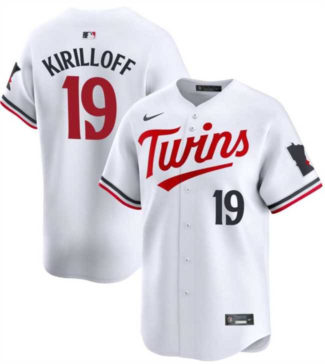 Men's Minnesota Twins #19 Alex Kirilloff White 2024 Home Limited Stitched Baseball Jersey Dzhi,We sell and wholesale Men's Minnesota Twins #19 Alex Kirilloff White 2024 Home Limited Stitched Baseball Jersey Dzhi on line form chian!